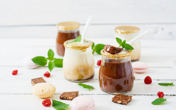 Картинка еда мороженое +десерты баночки