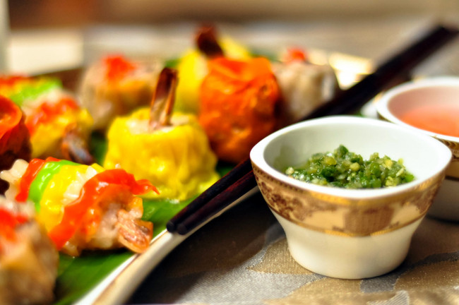 Обои картинки фото еда, салаты,  закуски, кухня, китайская, закуска