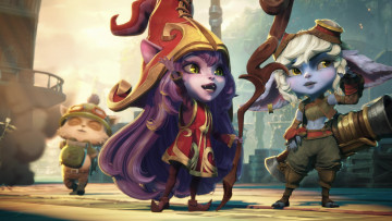 Картинка видео+игры league+of+legends +legends+of+runeterra legends of runeterra tristana lulu