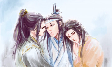 Картинка рисованное кино +мультфильмы не минцзюэ лань сичэнь цзинь гуанъяо