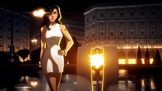 Обои картинки фото видео игры, agents of mayhem, девушка, город