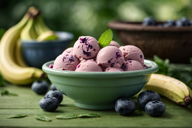 Обои картинки фото еда, мороженое,  десерты