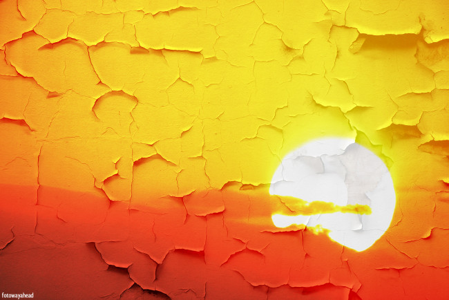 Обои картинки фото разное, граффити, закат, рассвет