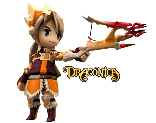 Обои картинки фото видео игры, dragonica, персонаж, оружие, арбалет