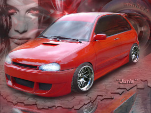 Картинка opel corsa автомобили