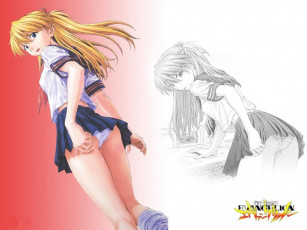 Картинка аниме evangelion