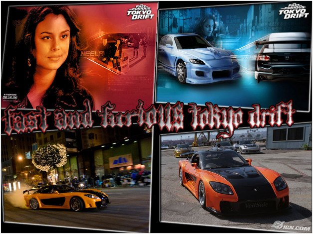 Обои картинки фото кино, фильмы, the, fast, and, furious, tokyo, drift