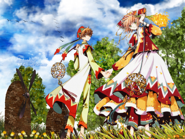 Обои картинки фото аниме, tsubasa, reservoir, chronicles