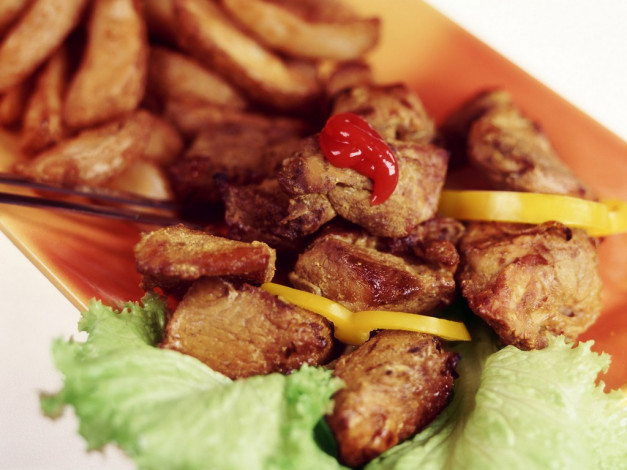 Обои картинки фото еда, мясные, блюда