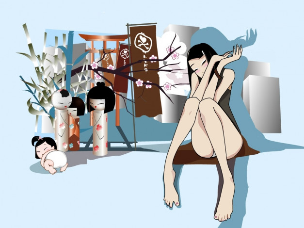 Обои картинки фото векторная, графика