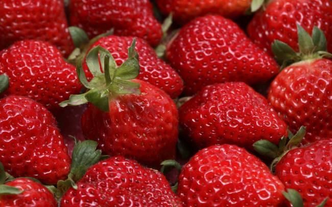 Обои картинки фото еда, клубника, земляника