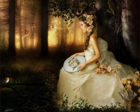 Картинка фэнтези девушки