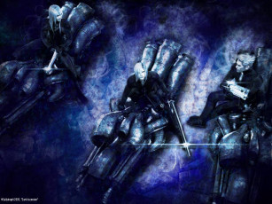 Картинка аниме final fantasy vii kadaj мотоциклы advent children loz yazoo