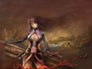 Картинка аниме weapon blood technology