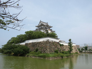 Картинка города замки Японии