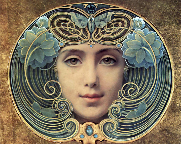 Обои картинки фото луис, хокинс, веер, на, золотом, фоне, рисованные, louis, hawkins