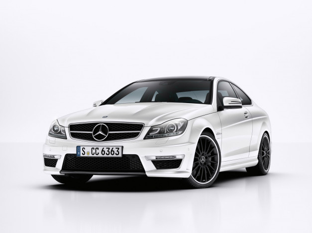 Обои картинки фото автомобили, mercedes, benz, c63, amg