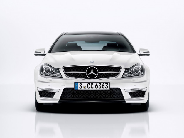 Обои картинки фото автомобили, mercedes, benz, c63, amg