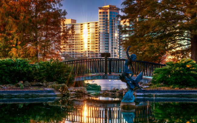 Обои картинки фото oorlando, города, мосты