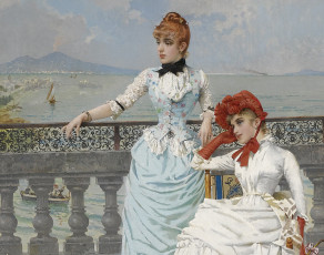 Картинка рисованные vittorio matteo corcos шляпа