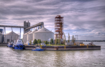 Картинка the port of sorel in mont& 233 r& gie region корабли порты причалы квебек