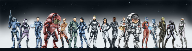 Обои картинки фото видео, игры, mass, effect