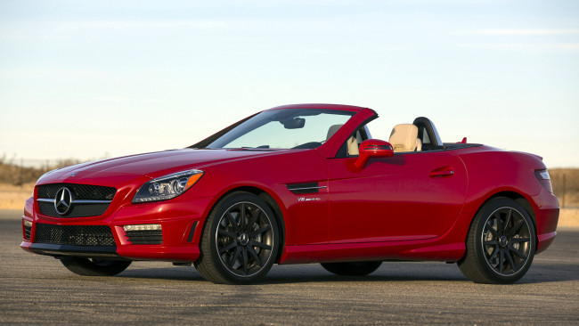 Обои картинки фото mercedes, slk, автомобили, benz, германия, daimler, ag