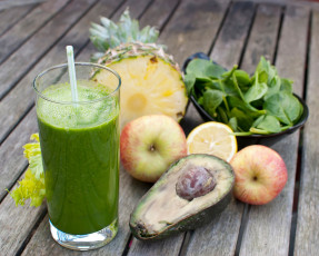 Картинка еда напитки +сок авокадо яблоки сок