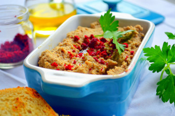 Картинка еда вторые+блюда гренки запеканка зелень салфетка