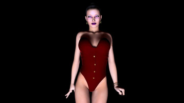 Картинка 3д+графика people+ люди девушка взгляд