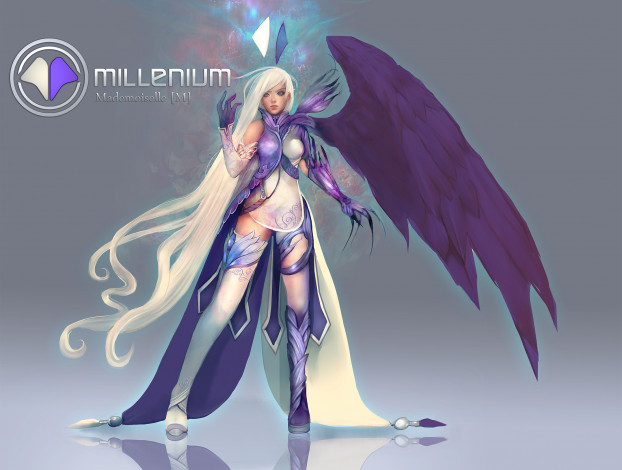 Обои картинки фото видео игры, ~~~другое~~~, девушка, ангел, стоит, поза, миленниум