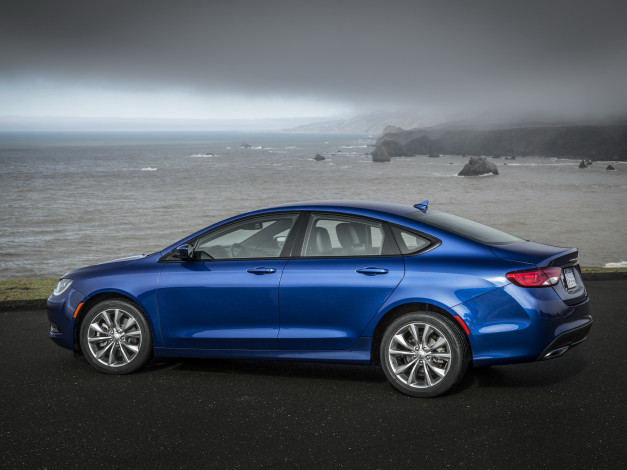 Обои картинки фото автомобили, chrysler, 200s, uf, 2014, синий