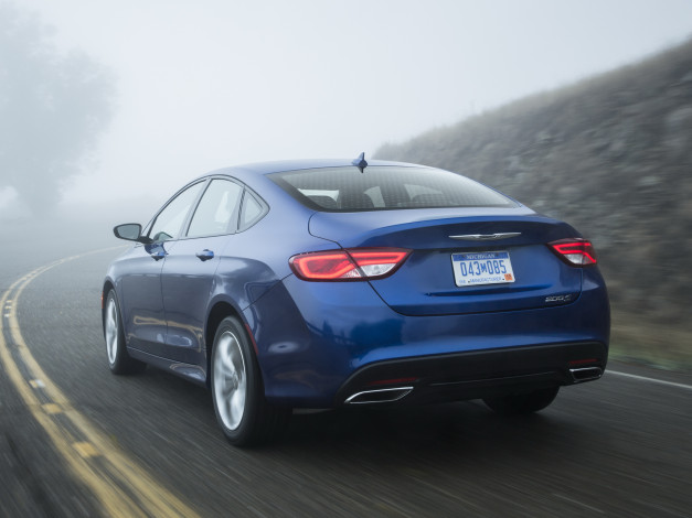 Обои картинки фото автомобили, chrysler, 200s, uf, 2014, синий