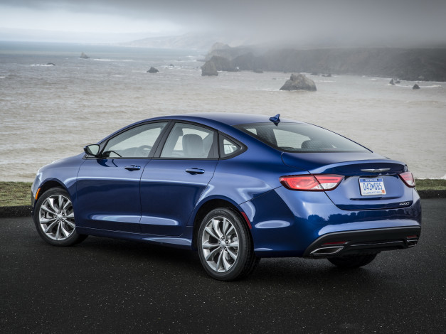 Обои картинки фото автомобили, chrysler, 200s, uf, 2014, синий