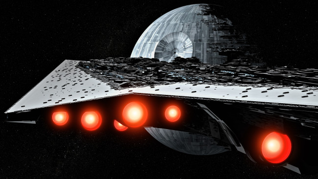 Обои картинки фото космос, арт, планета, корабль