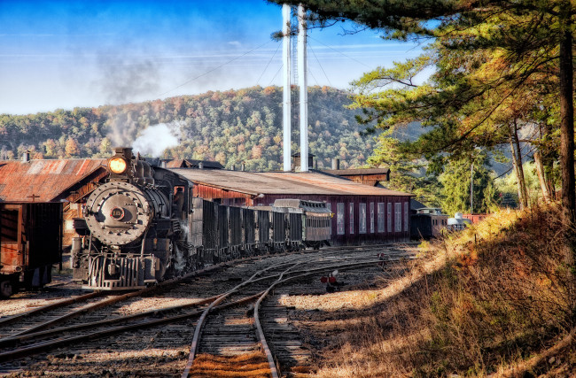 Обои картинки фото техника, паровозы, train
