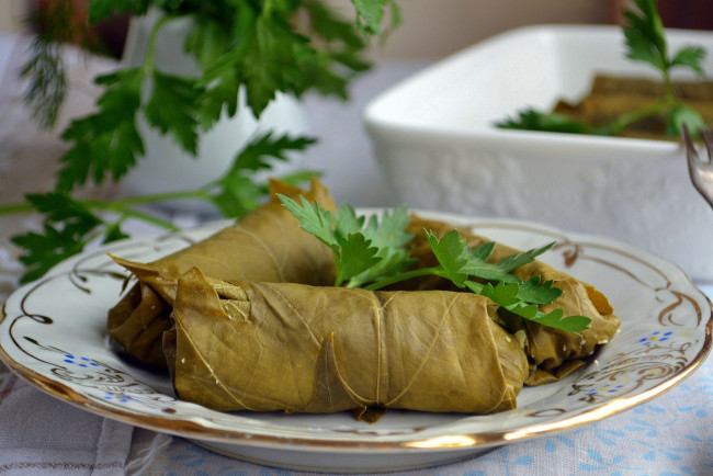Обои картинки фото еда, вторые блюда, голубцы, второе, блюдо, тарелка