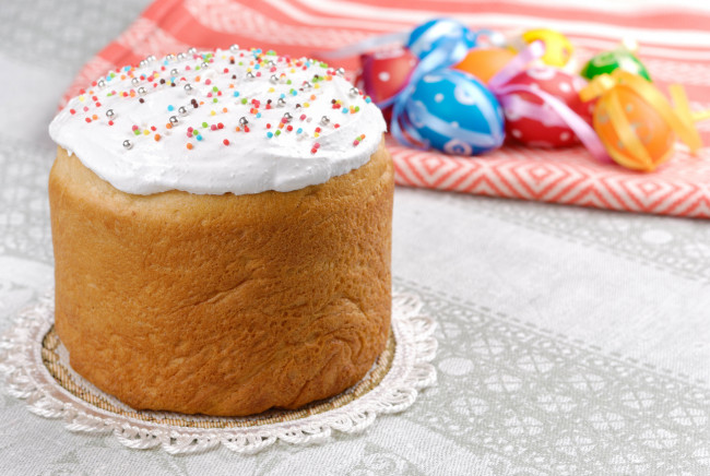 Обои картинки фото праздничные, пасха, кулич