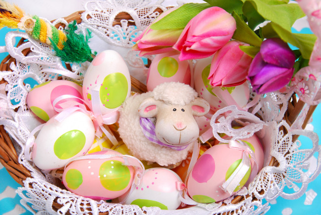 Обои картинки фото праздничные, пасха, яйца