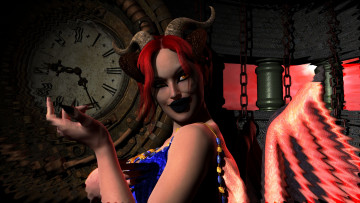 Картинка 3д+графика существа+ creatures фон взгляд кастаника крылья