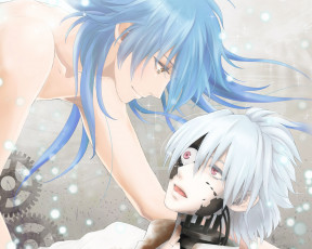 Картинка аниме dramatical+murder парни киборг