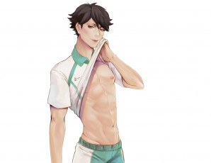 Картинка аниме haikyuu парень