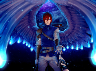 Картинка аниме ангелы +демоны ангел парень