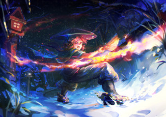 Картинка аниме pixiv+fantasia девушка арт