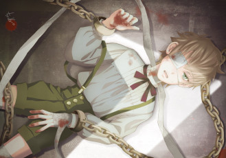 Картинка аниме dramatical+murder цепи мальчик