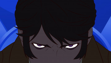 Картинка аниме bakemonogatari парень фон взгляд