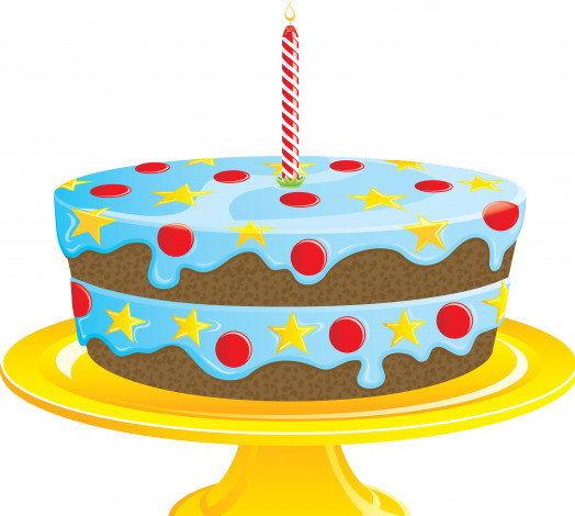 Обои картинки фото векторная графика, еда , food, свеча, торт