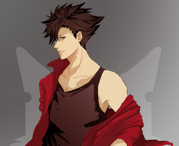 Обои картинки фото аниме, haikyuu, парень