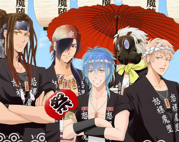 Обои картинки фото аниме, dramatical murder, парни