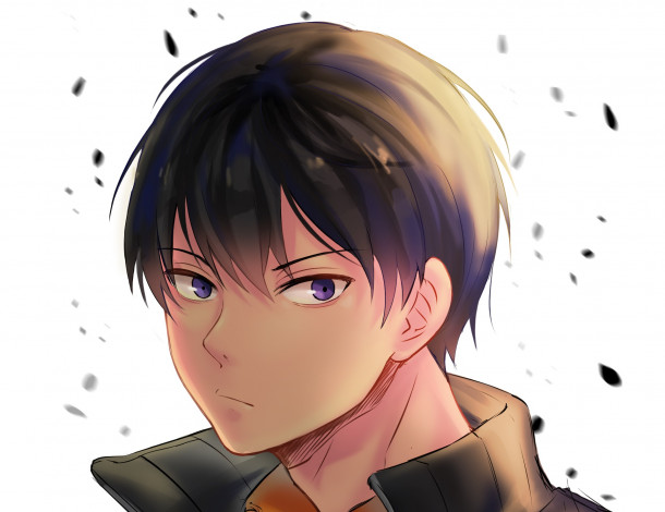 Обои картинки фото аниме, haikyuu, волейбол, король, парень